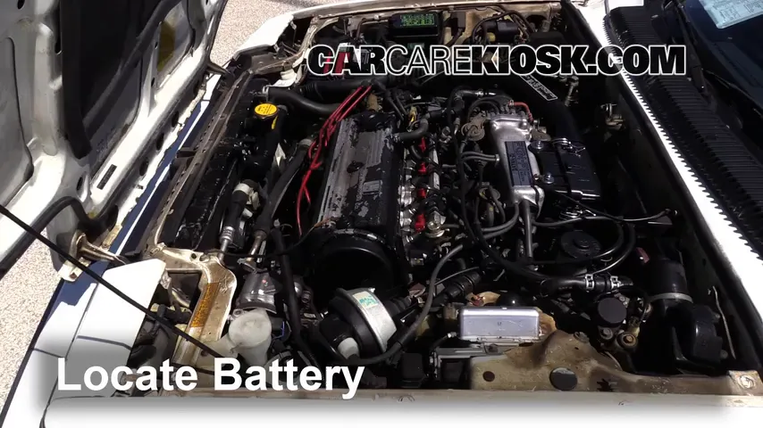 1985 Honda Prelude 2.0 Si 2.0L 4 Cyl. Battery Replace